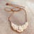 floral bib necklace