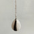 faceted teardrop pendant