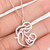 mother & baby unfilled necklace