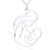 mother & baby unfilled necklace