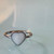  stainless heart ring