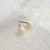 gold pearl studs