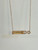 infinity bar necklace