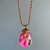 flower teardrop pendant flower teardrop pendant