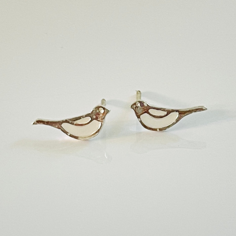 delicate bird earrings