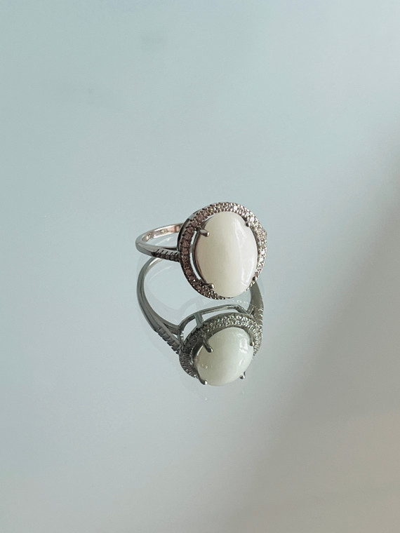 halo oval ring