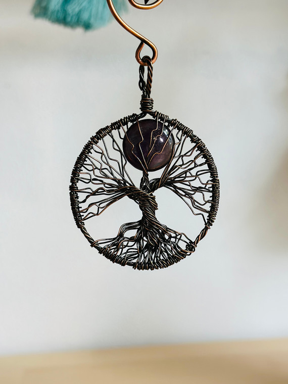 memorial wire wrapped tree of life