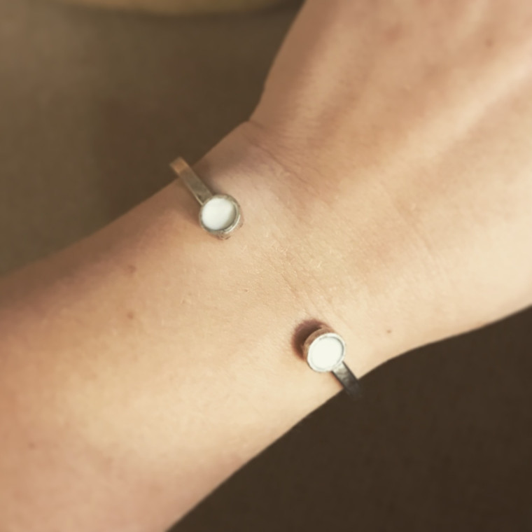 two dots cuff bracelet