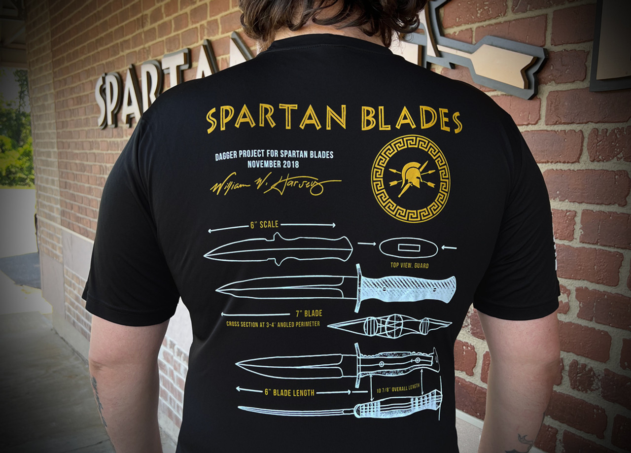 Spartan Blades Harsey Dagger Moisture-Wicking T-Shirt: Elevate 