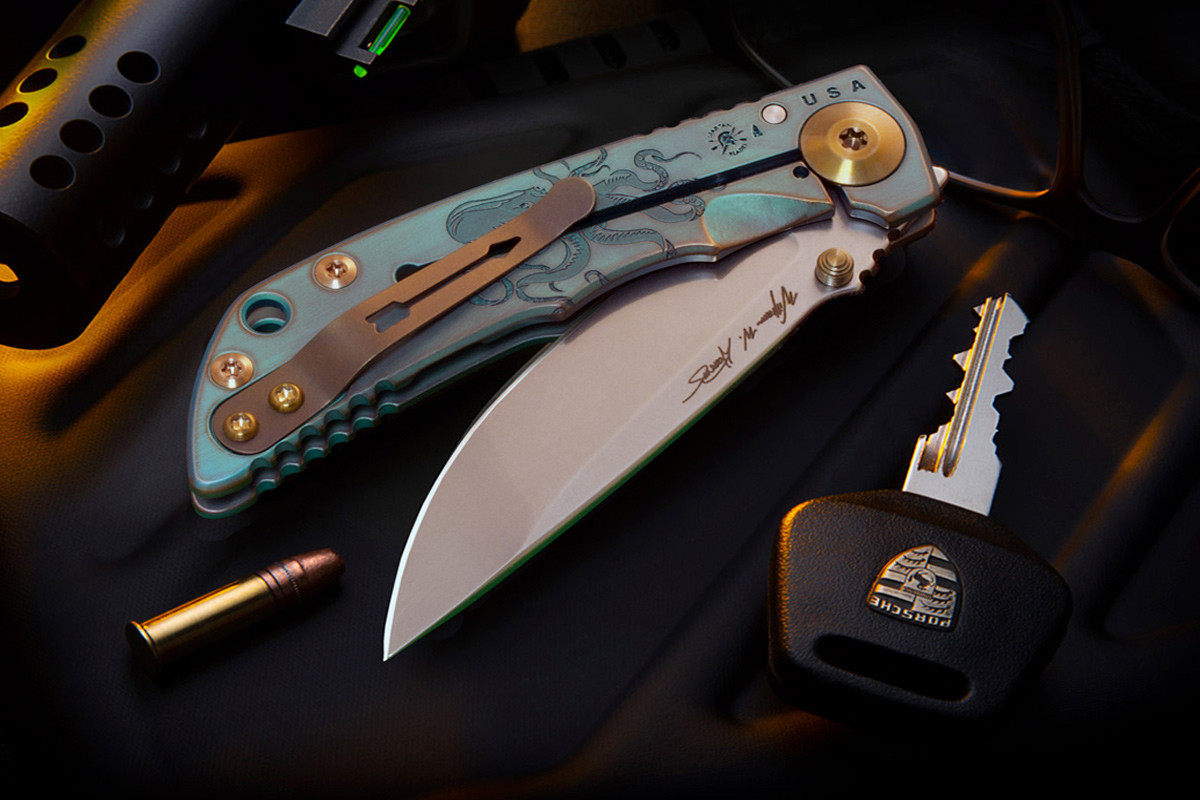 Spartan Harsey Folder 3.25 (Kraken) | Limited-Edition Titanium