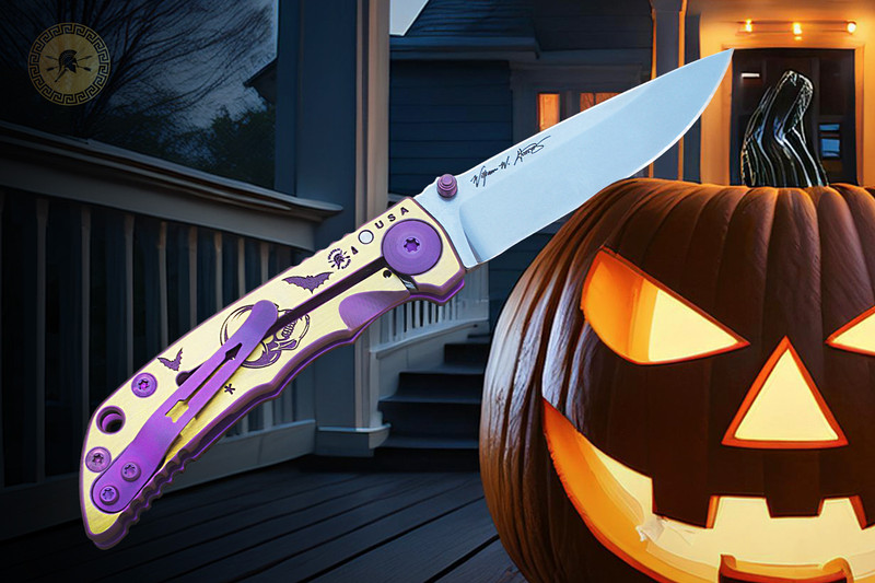 The Spartan Harsey Folder 3.25 "No rest for the wicked" edition Lock Side