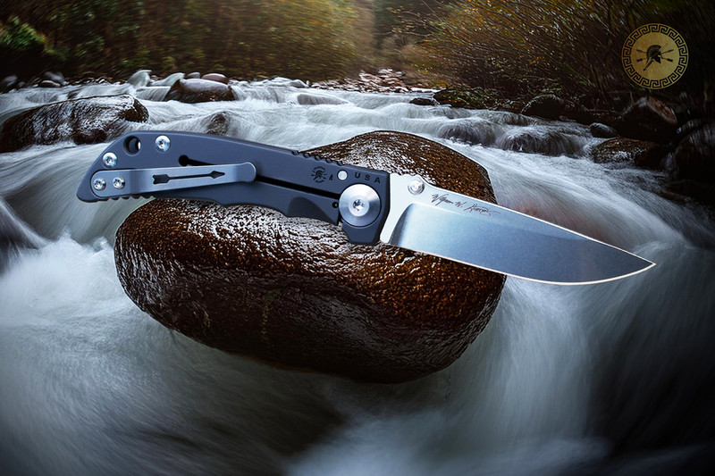 Then Spartan-Harsey 3.25 with black PVD frame Lock Side