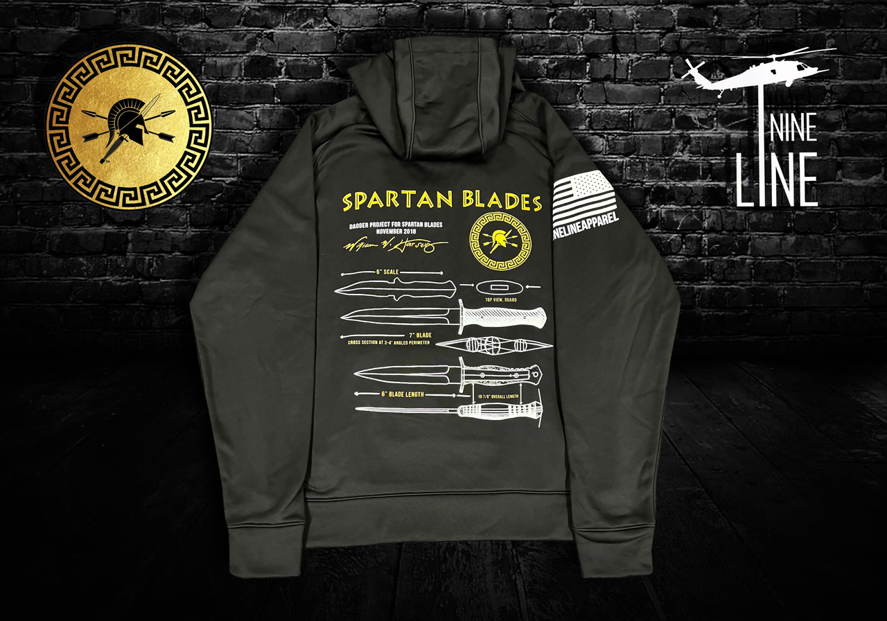 SPARTAN BLADES / NINE LINE APPAREL - HARSEY DAGGER - RAGLAN