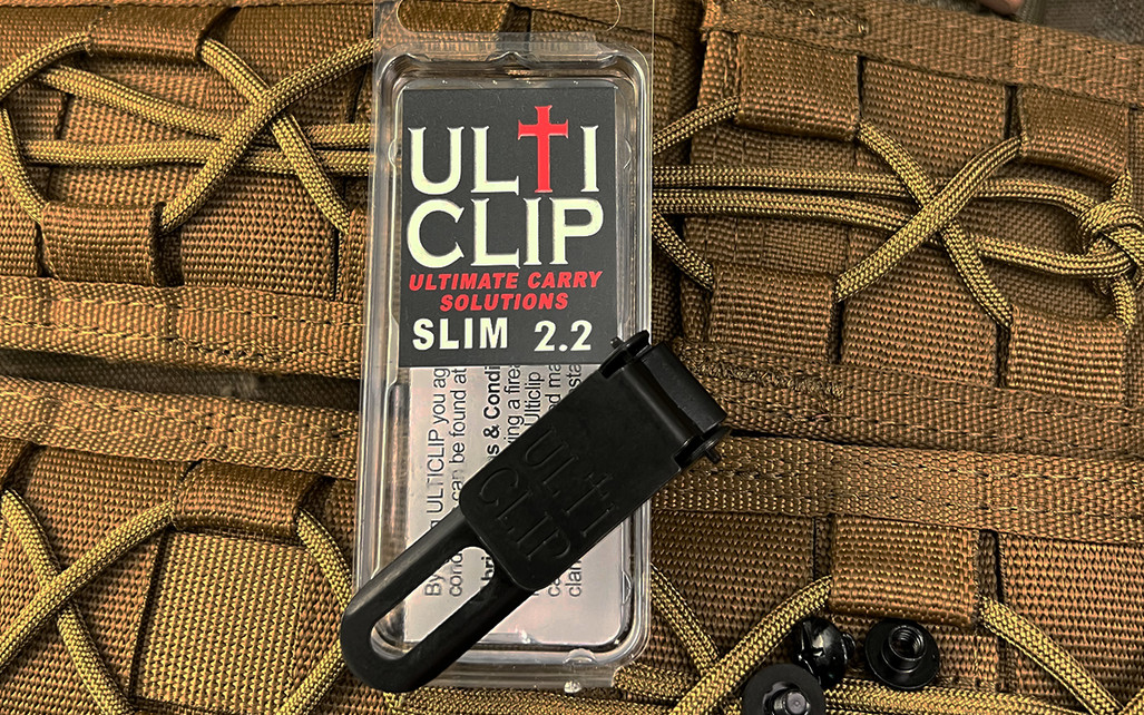 ULTICLIP Slim 3.3 Fixed Blade Clip for Belt-Less Carry