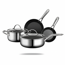 6-Piece Stainless Steel Induction Cookware