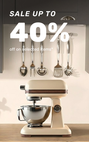 Sale up to 60% off on selected items*