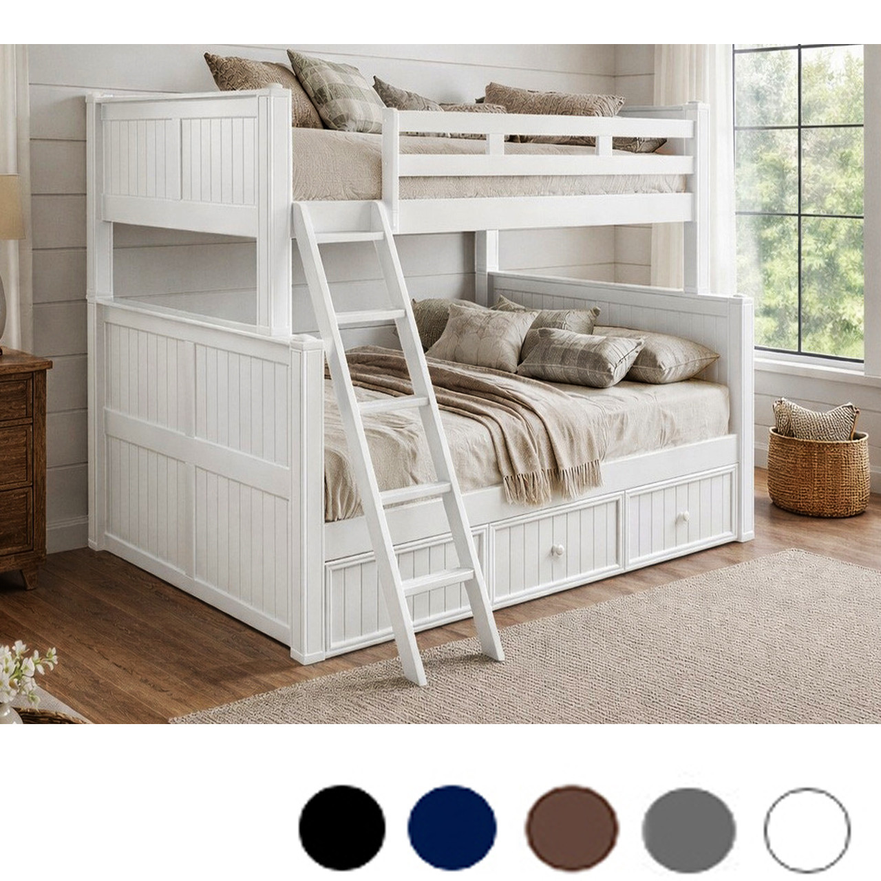 Full Over Queen Bunk Beds For Adults