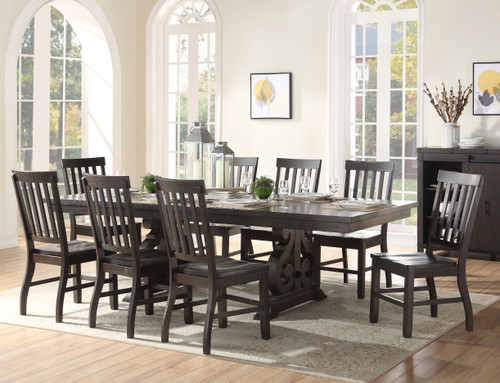 Amelia 104 Extendable Dining Table Set in Walnut Amelia 104 Extendable Dining Table Set in Walnut