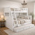 dillon white twin over full bunk bed