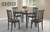 Casual Cappuccino Kitchen Table and Chairs