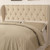 Murrieta Beige Upholstered Wing Back Headboard Murrieta Beige Upholstered Wing Back Headboard