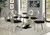 Idalia 60 inch Glass Satin Table w/ 6 Chairs  Idalia 60 inch Glass Satin Table w/ 6 Chairs