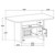 table schematics, dimensions