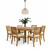 60 inch round dining room set with upholstered chairs