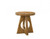 Arbor walnut end table with pedestal base
