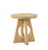 rbor oak end table with pedestal base