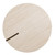 Travertine coffee table tabletop detail