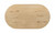 Oval top lay out with wood grains