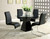 Round Glass Top with Black Base Round Glass Top with Black Base