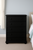 Dillon 5 drawer chest with equal drawers in black finish