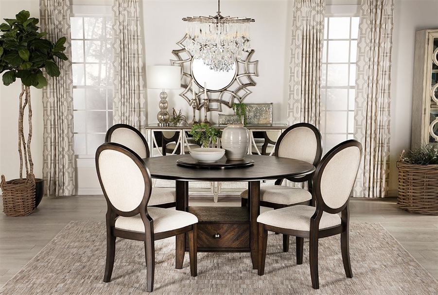 60 in round 2025 dining table set