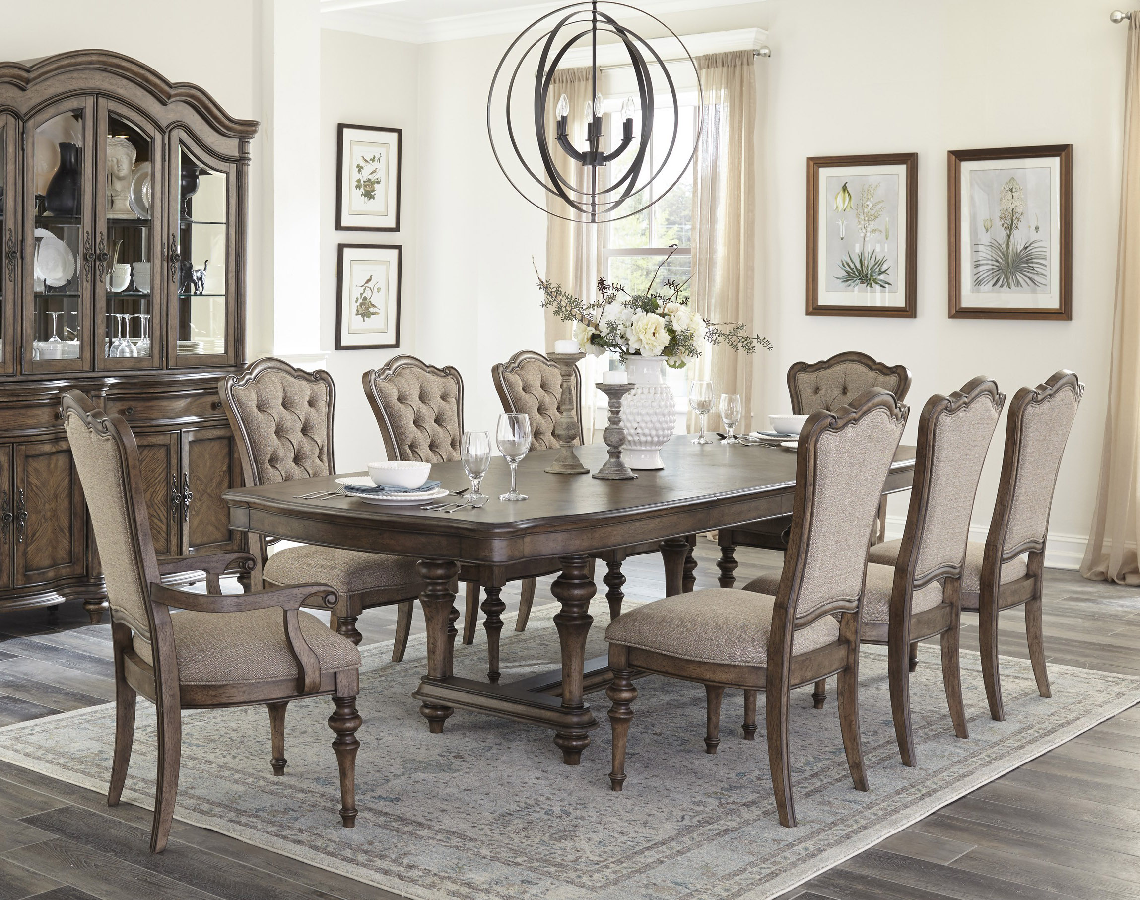 formal dining table for 8