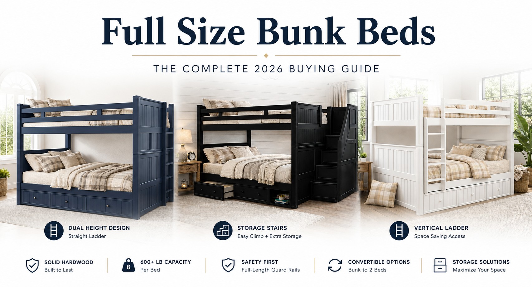 full size bunk beds