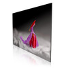 90 x 60 cm : Fuji Crystal Pearl | Slim Line : Black