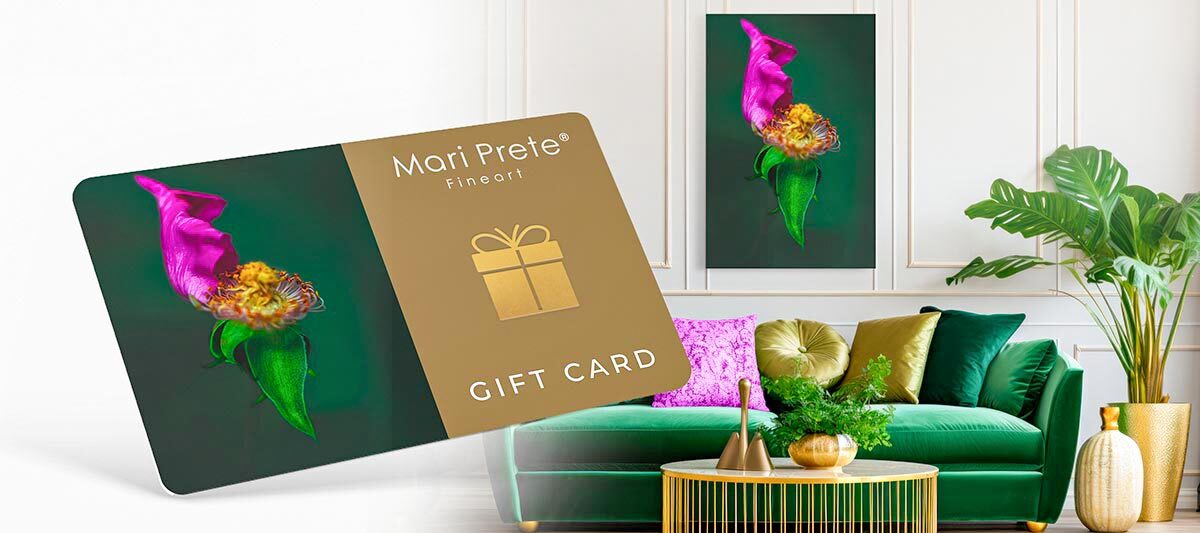 Mari Prete Fineart digital gift cards – beautifully designed and personalizable