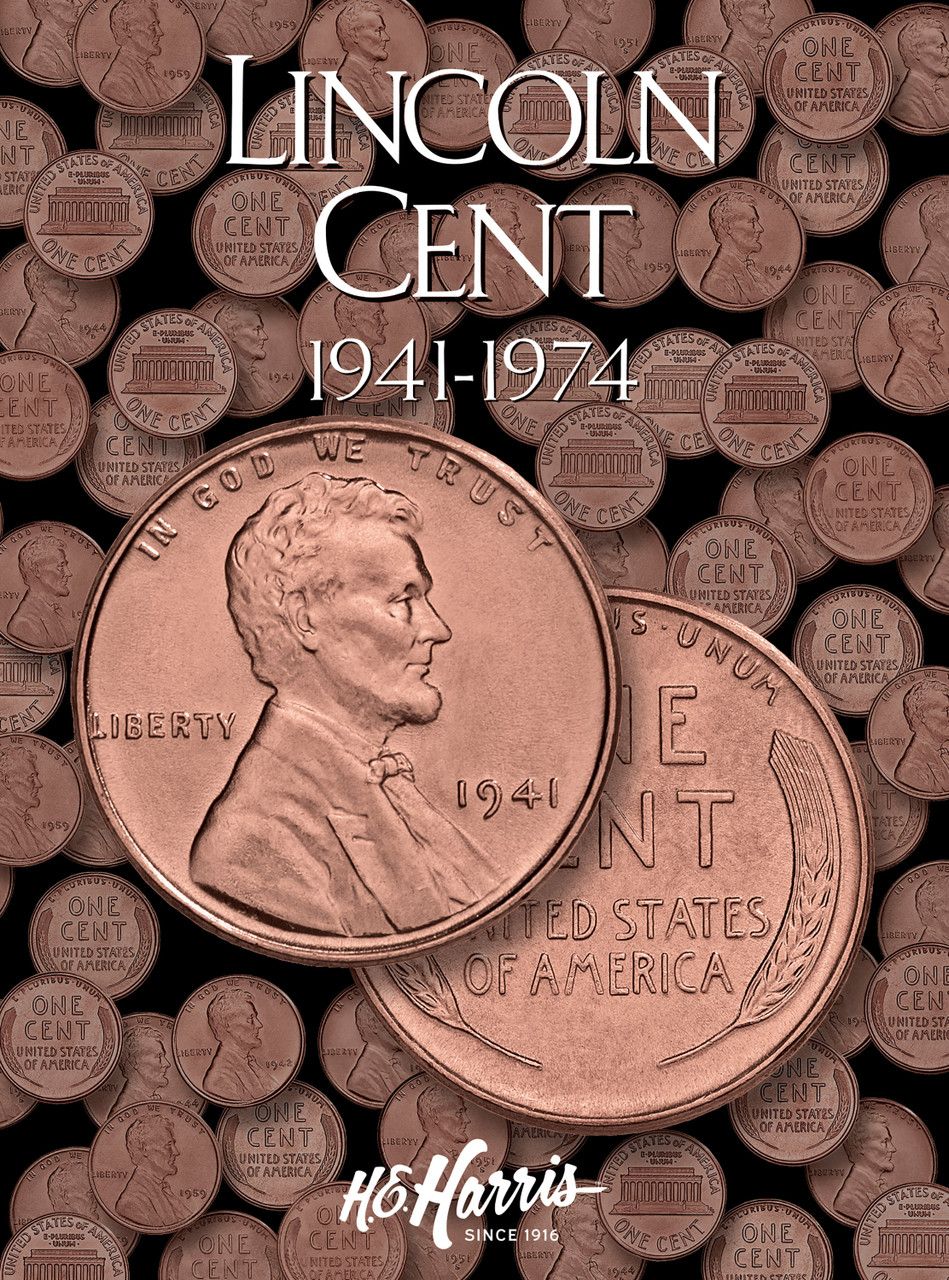 H.E. Harris® Coin Folder - Lincoln Cents Collection #2: 1941-1974