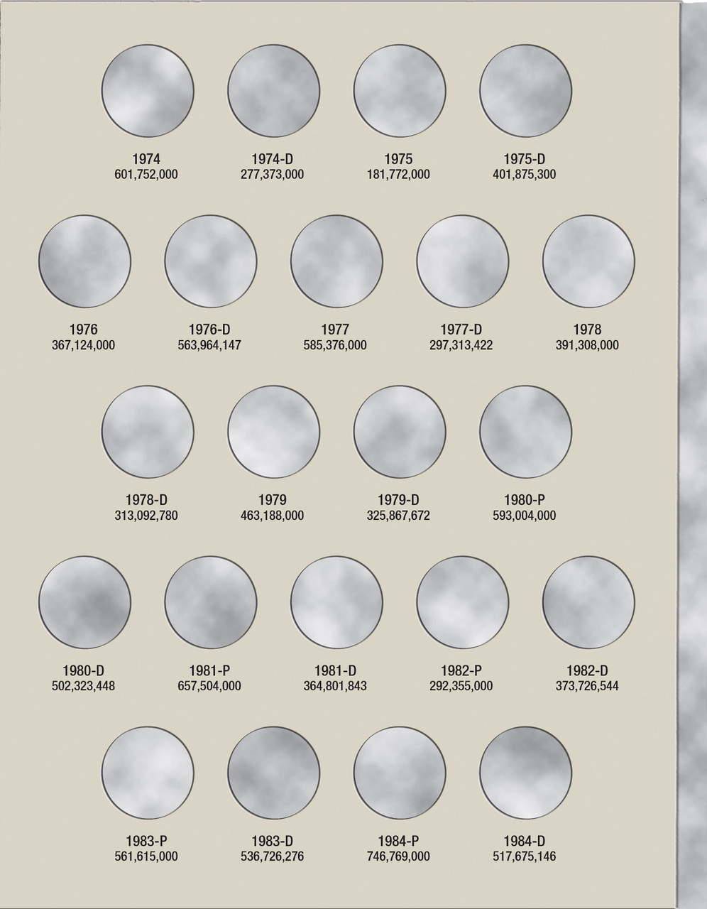 1962-1995 Jefferson Nickel Folder | Whitman Publishing
