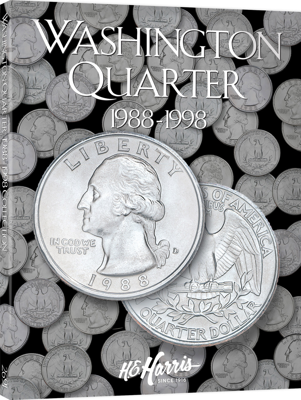 H.E. Harris® Coin Folder - Washington Quarters Collection #4: 1988