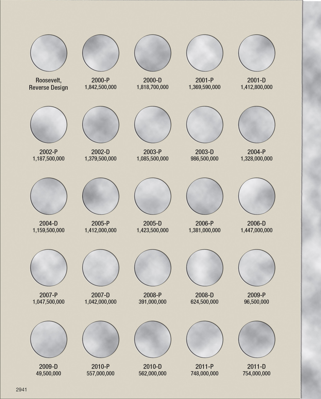H.E. Harris® Coin Folder - Roosevelt Dimes Collection #3: Starting