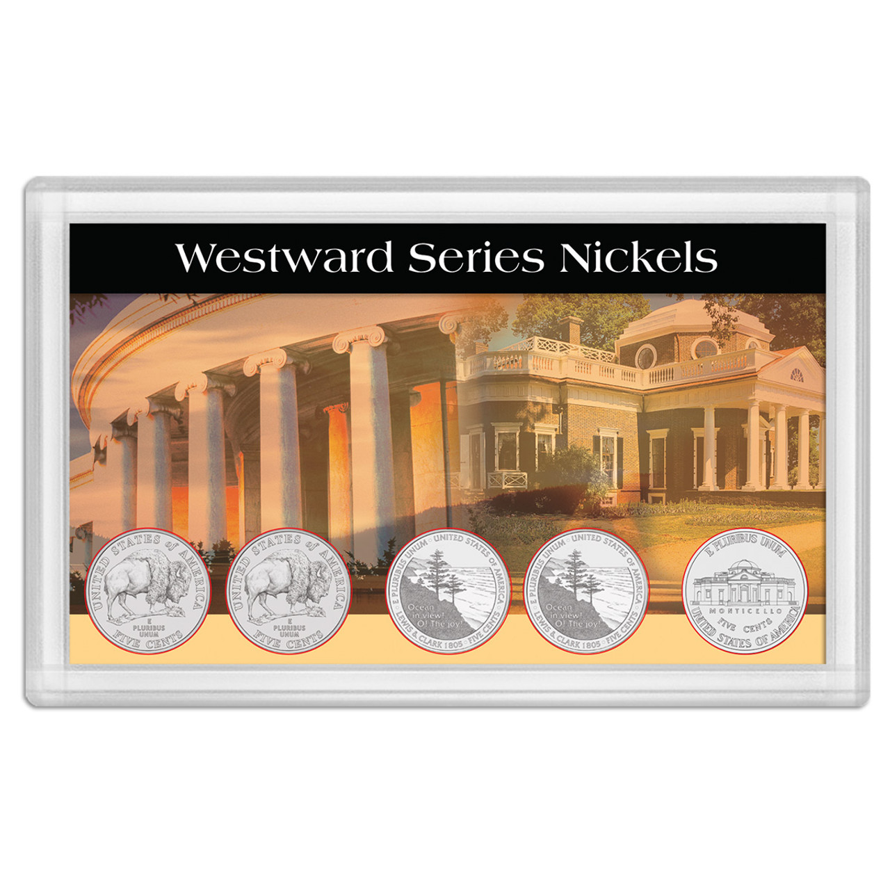 Westward Journey Nickels 3x5 Holder - Lewis & Clark | Whitman