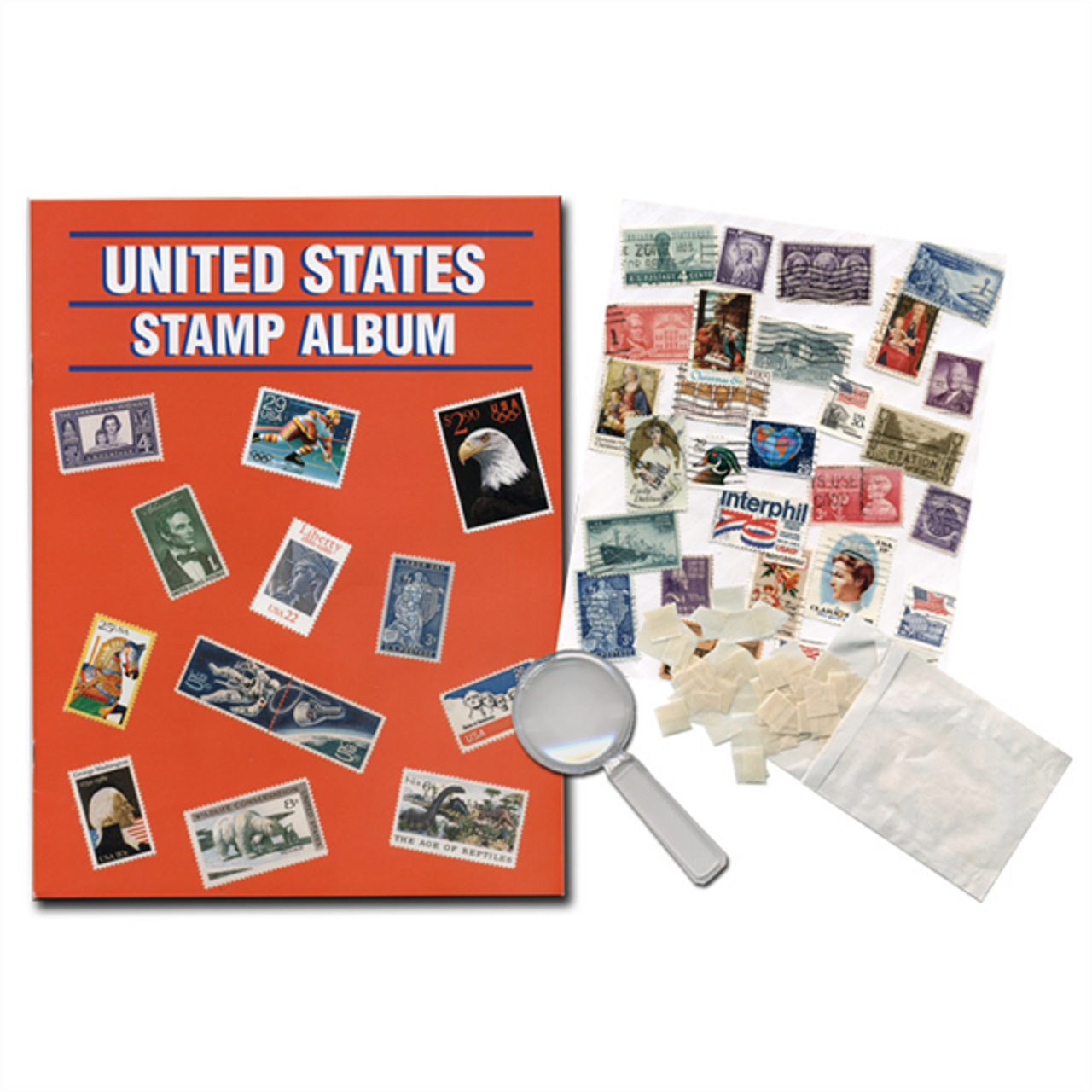 Deluxe Vintage Stamp Collecting Starter Kit by USPS Space Stamps in Stock  Book