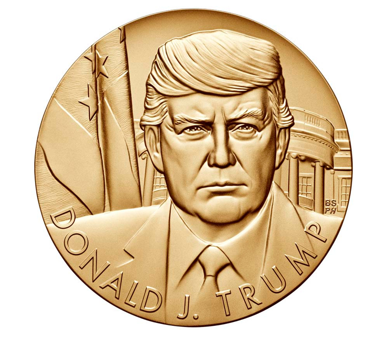 Official U.S. Mint Donald J. Trump Presidential Medal, 3 inch