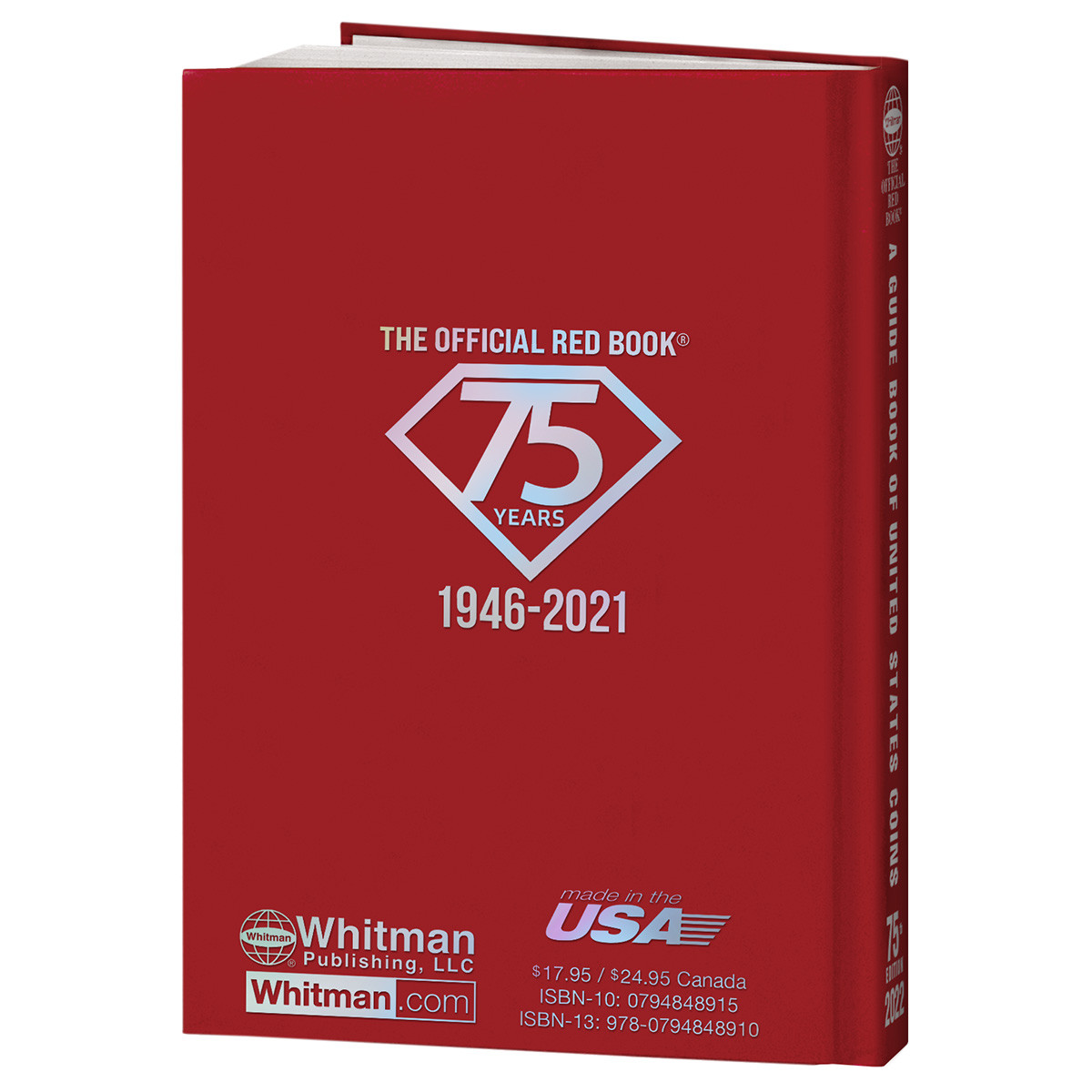 2022 - HARDBACK - RED BOOK ***75TH ANNIVERSARY EDITION*** SHIPS