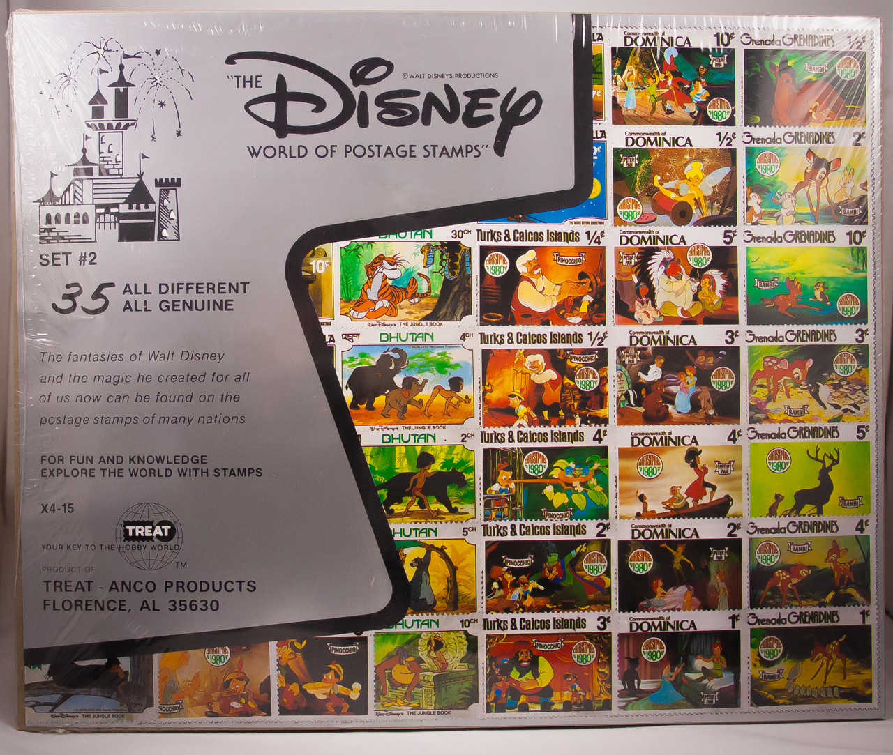 Disney World of Postage Stamps - Packet of 35 Different