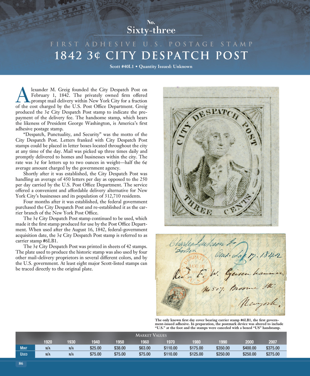 100 Greatest American Stamps Hardcover Book | Whitman Publishing