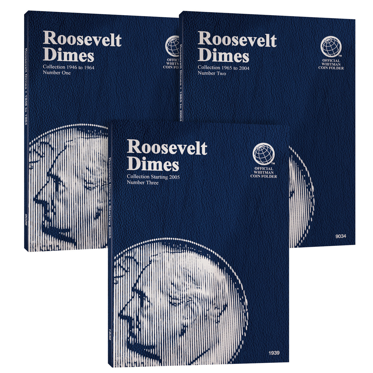 Official Whitman® Coin Folder 3-Volume Set – Roosevelt Dimes